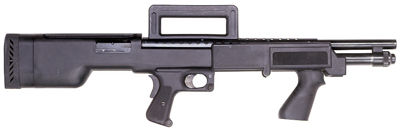 Realmente aplicar el sistema bullpup en escopetas es útil? No se, usando perdigones no le veo mucha utilidad, 30