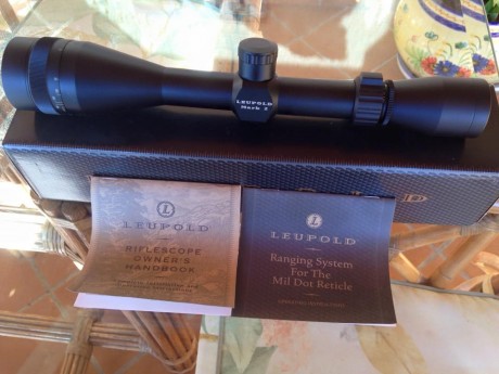 Vendo visor Leupold, modelo Mark2 de 4 a 12 aumentos x 40 reticula milt dot, como se ve esta nuevo, ideal 01