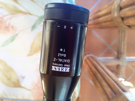 Vendo visor de rail Zeiss Diatal de 6 aumentos fijos x 42 reticula A4 , 200€ tlf646166231 Dispongo de 01
