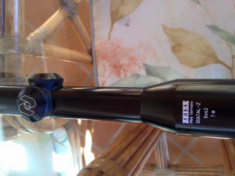 Vendo visor de rail Zeiss Diatal de 6 aumentos fijos x 42 reticula A4 , 200€ tlf646166231 Dispongo de 00