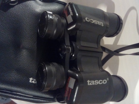 Vendo prismáticos Tasco 7x35, tienen sus años, pero están nuevos, pues los compre, los guarde y nunca 01