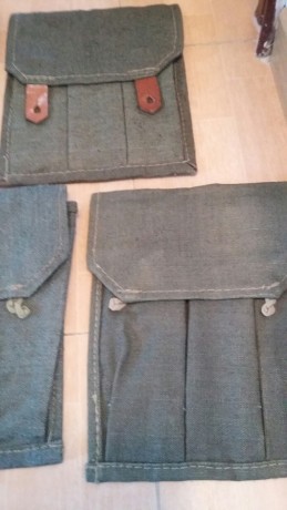 Hola.
Vendo algunas cosas sueltas de militaria.
2 correas para G3/Cetme; una nueva (VENDIDA) y la otra 10