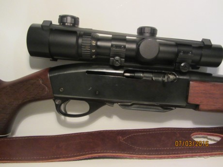   VENDIDO SE PUEDE CERRAR  

Remington 742. Semiautomático. 

Calibre: 280 Rem. 
Con monturas y visor 00