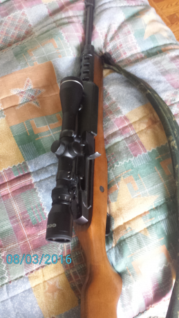 Se vende ruger mini thirty calibre 7,62x39.con varios cargadores 1 legal para caza.otro de 5 y otro de 02