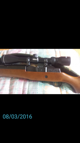 Se vende ruger mini thirty calibre 7,62x39.con varios cargadores 1 legal para caza.otro de 5 y otro de 01