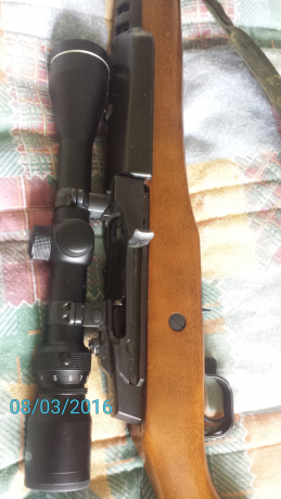 Se vende ruger mini thirty calibre 7,62x39.con varios cargadores 1 legal para caza.otro de 5 y otro de 00