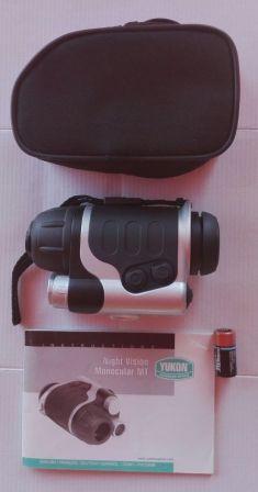 MONOCULAR DE VISIÓN NOCTURNA - MARCA YUKOM - Modelo NV MT1 24021S 2x24
Usado solo para probarlo y asta 02