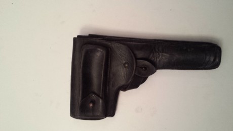 Vendo funda original de pistola del ejercito  Español Astra 400 en perfectas condiciones con un grabado 01