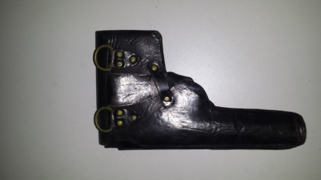 Vendo funda original de pistola del ejercito  Español Astra 400 en perfectas condiciones con un grabado 11