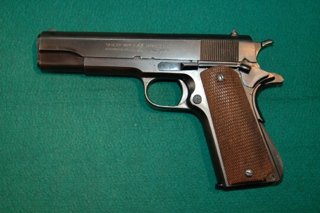 Cambio Tauler 1911 en perfecto estado de uso por pistola monotiro de cartucho metálico pólvora negra, 00