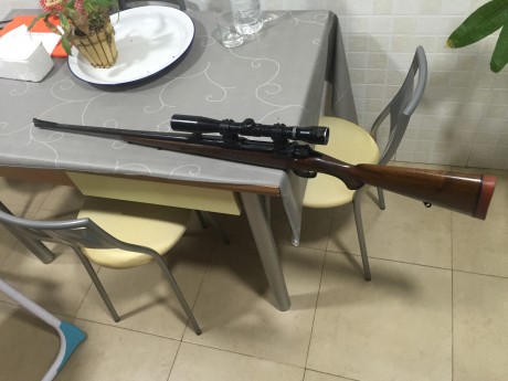 Vendo rifle Santa Barbara mod. A en 8x57, con base apel o warne, ahora lleva las warne, doy las dos, las 11