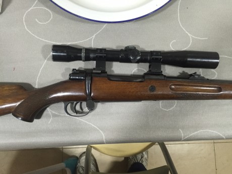 Vendo rifle Santa Barbara mod. A en 8x57, con base apel o warne, ahora lleva las warne, doy las dos, las 10