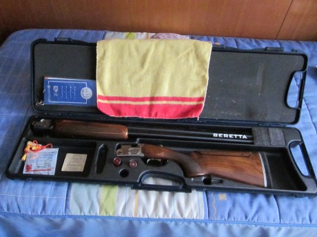 Hola.
Pongo a la venta escopeta Beretta modelo 686 E TRAP, cañón de 76cm, 2*y 1*
como se puede comprobar, 02