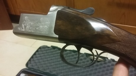 Vendo escopeta superpuesta franchi falconet HT. 
Caracteristicas principales.
Madera woodtech
Bascula 01