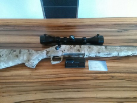 Muy buenas, un amigo me ha pedido que le ponga en venta su Remington 770 en calibre 7MMRM. El rifle esta' 00