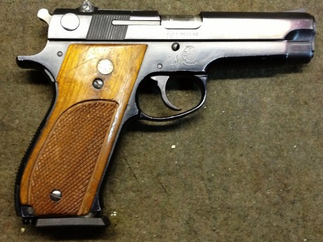 Revolver Smith Wesson de 4 pulgadas, Highway Patrolman, con caja original (mod 28.2),con caja original, 11