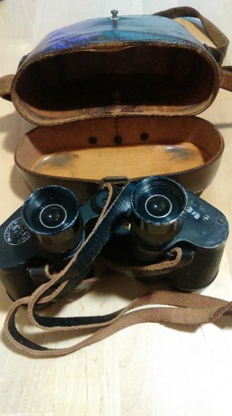 Vendo antiguos prismaticos Ejercito Español 6x30 del taller de precisión de artilleria. Las lentes van 01