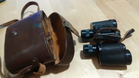 Vendo antiguos prismaticos Ejercito Español 6x30 del taller de precisión de artilleria. Las lentes van 00