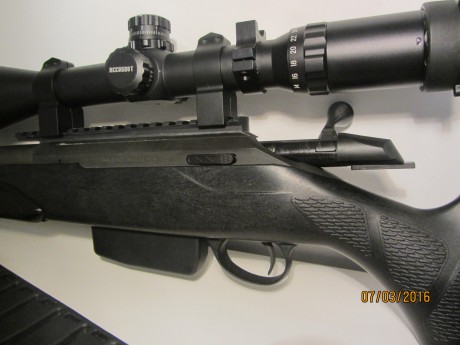   VENDIDO. SE PUEDE CERRAR  

Tikka T3 Tactical. 

308W. 
Cañón de 20"
Carril de 20 MOAS (EGW). 
Freno 170