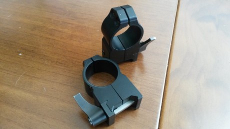 En venta unas magníficas anillas Warne Maxima QD (desmontables) para visores con tubo de pulgada y campana 00