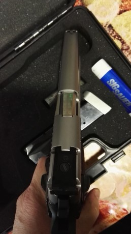 Pongo a la venta esta magnífica Sig Sauer P226 S de 6" y 9 mm.
Gatillo totalmente regulable.
Solo 00