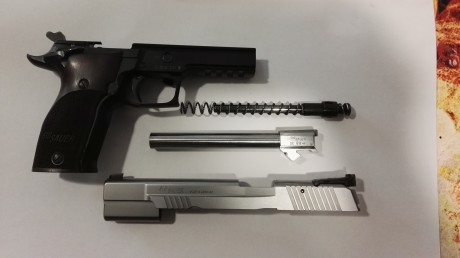 Pongo a la venta esta magnífica Sig Sauer P226 S de 6" y 9 mm.
Gatillo totalmente regulable.
Solo 12