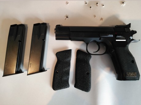 Hola
Se vende SPS Combat SP con poco uso. Como ya sabéis es una Tanfoglio Combat ensamblada por SPS, hecha 00