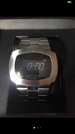 EDICION DEL 50 ANIVERSARIO DE LMITICO RELOJ HAMILTON PULSOMATIC, ES RARO DE VER DIGITAL CON MOVIMIENTO 00