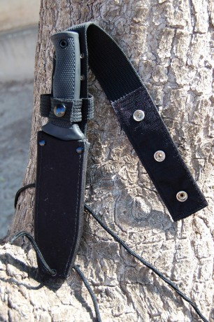 Cudeman 177N. 15 cm de hoja, mango sintético. SIN USO. Filo original. Funda de cordura ajustable. Envío 02