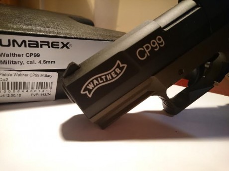 Buenas!

Vendo pistola Walther P99 Co2 semiautomática con gatillo de doble acción, fue comprada en enero 42