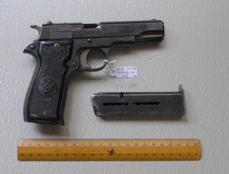 Vendo esta pistola en muy buen estado. Inutilización exclusiva por fresado en la recámara. Lleva marcaje 00