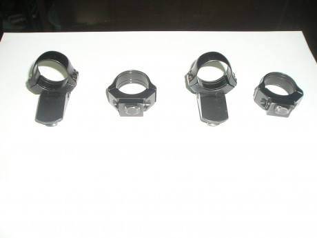 Vendo anillas Apell originales de 26mm en altura media, estaban puestas en  visores de 42mm de objetivo, 01