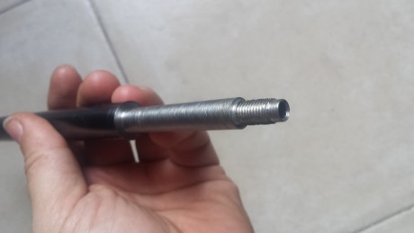 Pues eso vendo cañón mecanizado weihrauch para pistola onix o spa en 4,5 con su rosca de 1/2 unf para 02