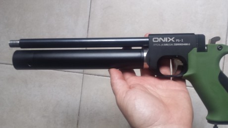 Pues eso vendo cañón mecanizado weihrauch para pistola onix o spa en 4,5 con su rosca de 1/2 unf para 10