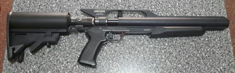 Buenas.

Se trata de un AirForce Pistol en cal. 6,35 pero muy alegre.

Lleva:
- Martillo pesado con anillos 00