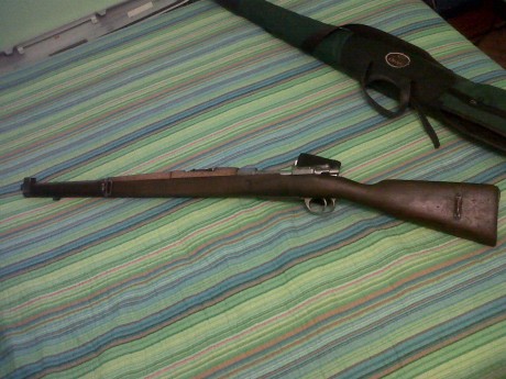 ]hola buenas, vendo rifle máuser modelo argentino de 1909 , calibre 7,65X53,  , en excelentes condiciones, 42