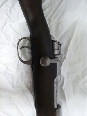 ]hola buenas, vendo rifle máuser modelo argentino de 1909 , calibre 7,65X53,  , en excelentes condiciones, 41