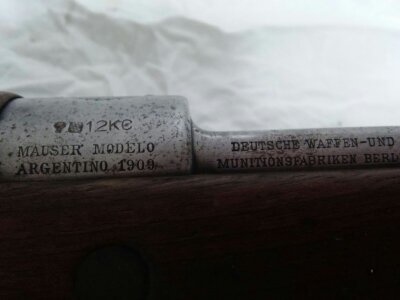 ]hola buenas, vendo rifle máuser modelo argentino de 1909 , calibre 7,65X53,  , en excelentes condiciones, 52