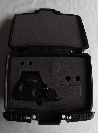 Vendo visor holográfico EOTECH modelo XPS2-1 retícula círculo + punto rojo en perfecto estado, muy poco 00