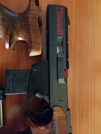 Hola. Se vende Benelli 95,  22Lr.  muy buena pistola para competir, equilibrada ,precisa y fiable. Con 32