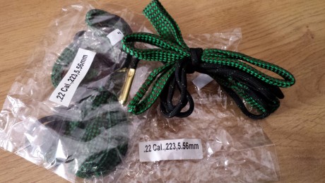Hola Compañeros.
Tengo unos limpiadores de cañon "Boresnake" NUEVOS para vender.

Tengo dos 12
