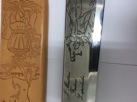 Vendo un magnífico cuchillo de coleccionista, fabricado en Finlandia con acero de alta calidad,fabricado 10