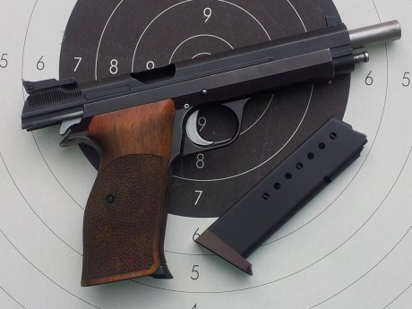  Vendo esta SWISS ARMS SIG P210-5 LS  HEAVY FRAME de 6" posiblemente la mejor pistola en calibre 60