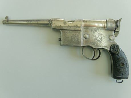 Vendo lote de pistolas
La más importante es la fabricada por Charola y Anitua en calibre 5mm.
El arma 00