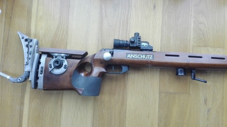 Vendo carabina ANSCHUTZ SUPER MATCH 1913
 CAÑON SELECCIONADO CON TUNEL, DIOPTER , TOPE DE MANO Y MALETA.
1350 02