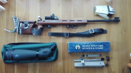 Vendo carabina ANSCHUTZ SUPER MATCH 1913
 CAÑON SELECCIONADO CON TUNEL, DIOPTER , TOPE DE MANO Y MALETA.
1350 00