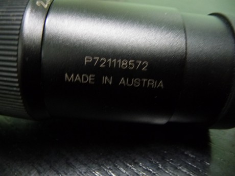 Vendo visor Swarovski Habitch 2,5-10x56, en perfectas condiciones, sin ninguna marca ni de uso ni de anillas, 01