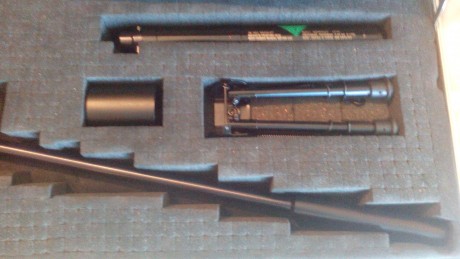 Hola,
Vendo super pack de tiro PCP compuesto por:

Weihrauch HW100T FSB cal. 4,5 (junto con todos sus 00