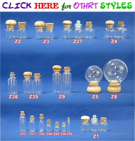Buscando botes para llevar las dósis de pólvora, me encontré en ebay con unas botellitas de cristal y 10