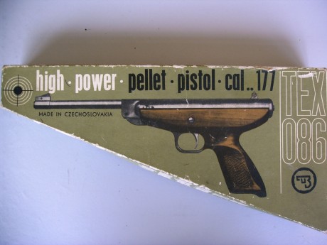 A la venta una pistola Tex 086 Made in Checoslovaquia. La pistola apenas se ha usado. Estética y funcionalmente 50